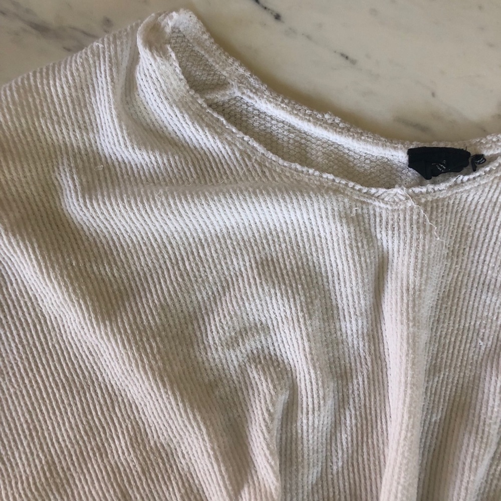 Super urban outfitters cute white flowy top